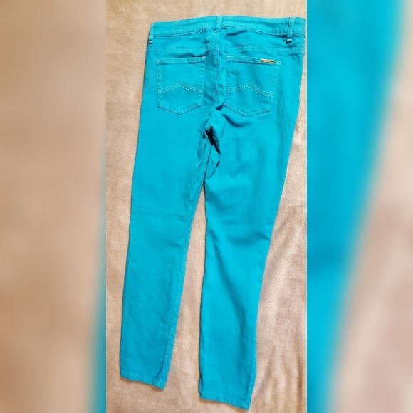 Turquoise Slim Fit Michael Kors Jeans - Picture 5 of 7